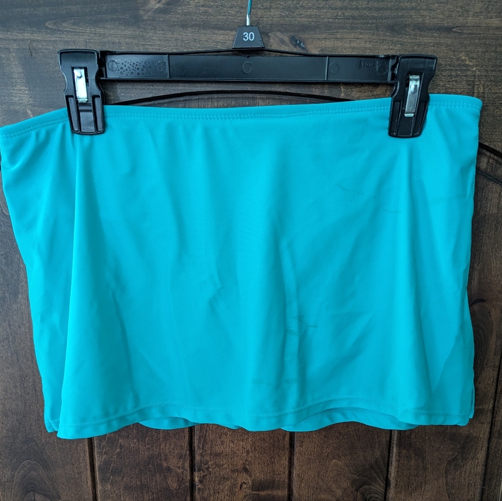 Turquoise colored Swim Skort size M